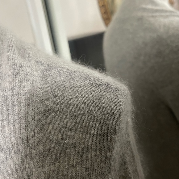 Angora rabbit hair duster cardigan - Picture 3 of 4